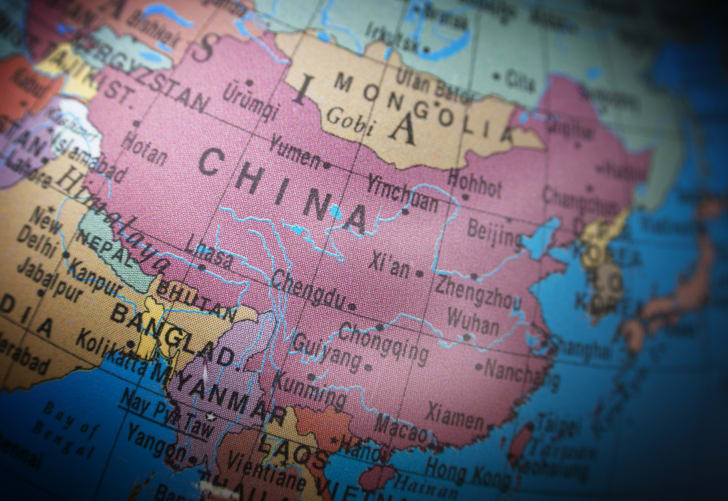A map of china