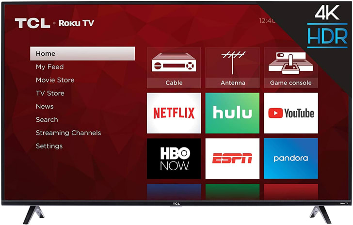 A 50-inch smart tv.