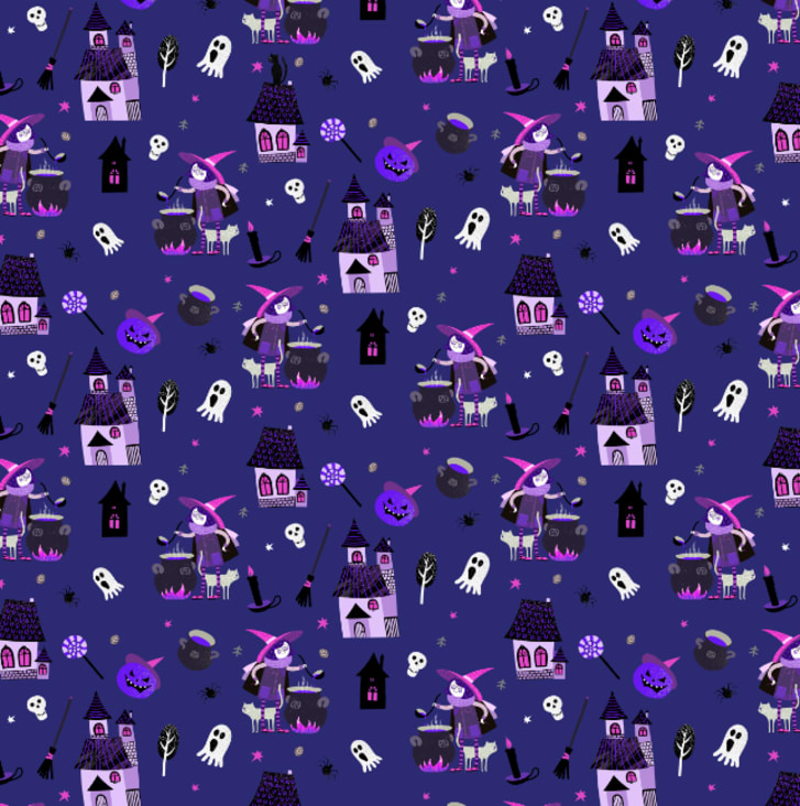 Hidden image Halloween puzzle.