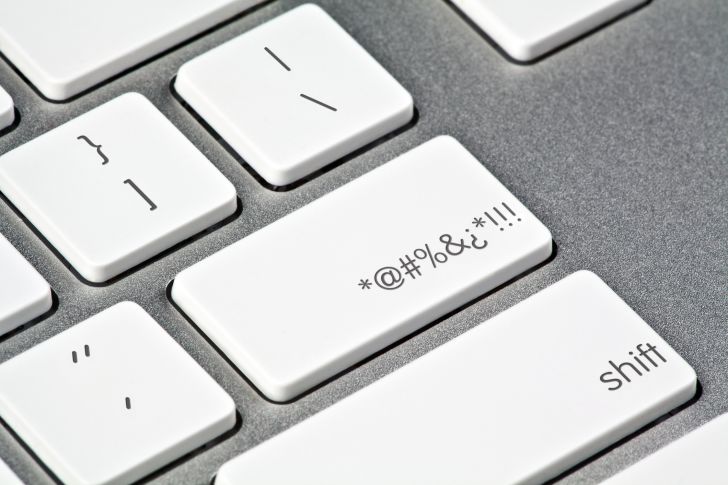 cursing key on keyboard