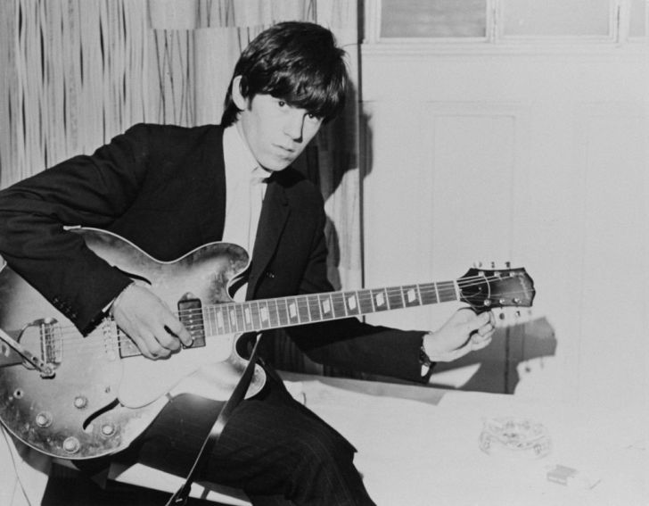 English guitarist Keith Richards of the Rolling Stones, circa 1965