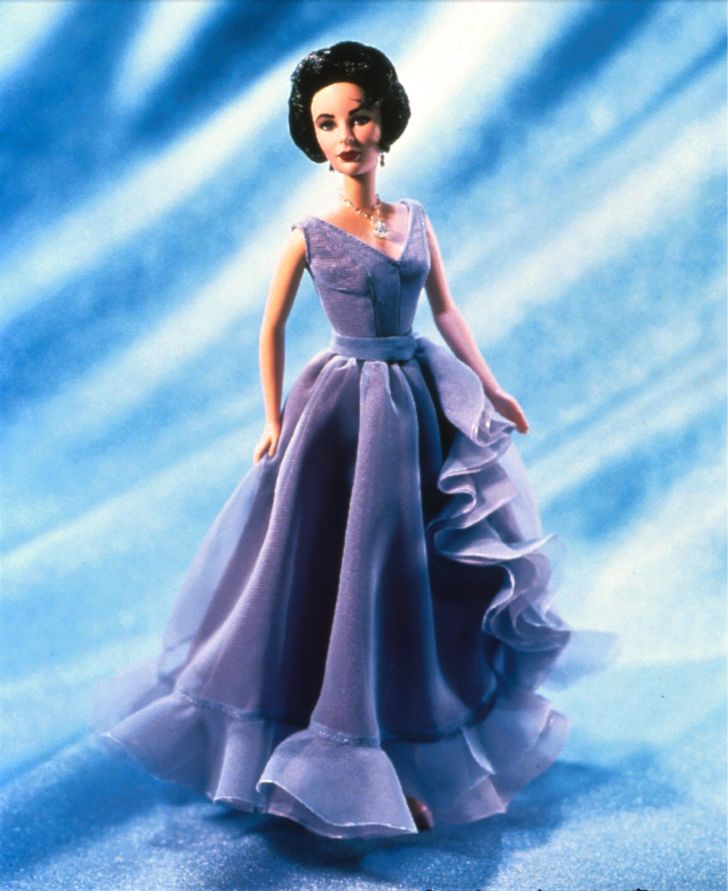 An Elizabeth Taylor Barbie doll.