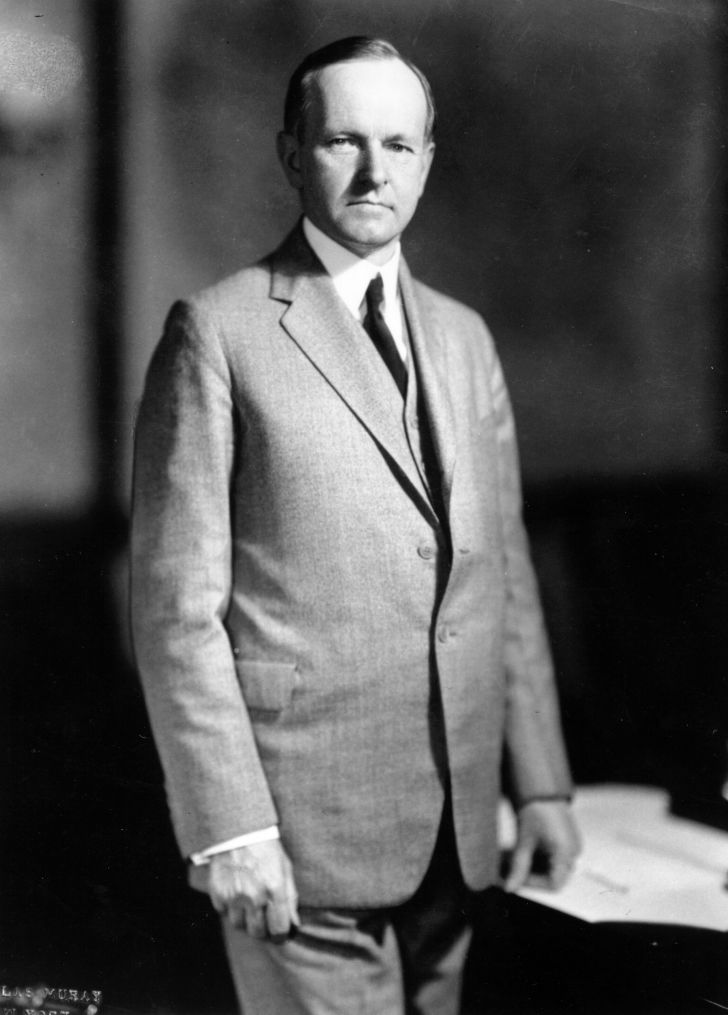 portrait of Calvin Coolidge