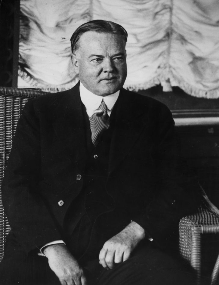 portrait of Herbert Hoover