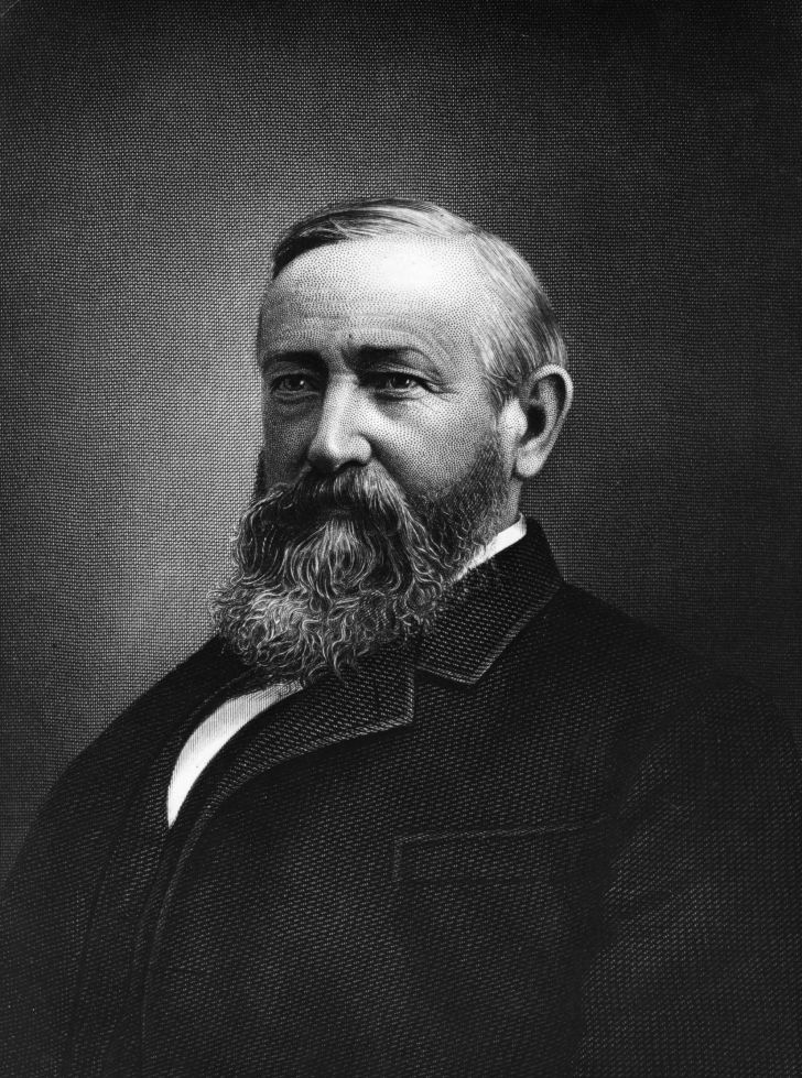 Portrait of Benjamin Harrison.