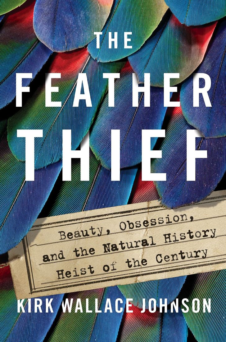 An image of the cover of the book The Feather Thief.