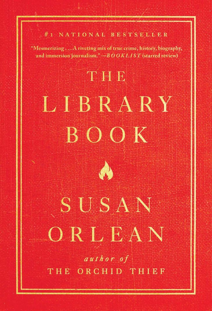 An image of the cover of The Library Book.