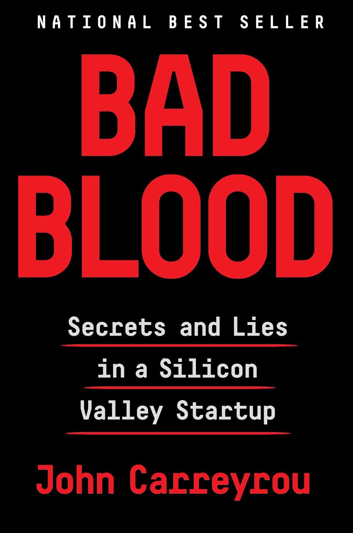 The cover of the book Bad Blood.
