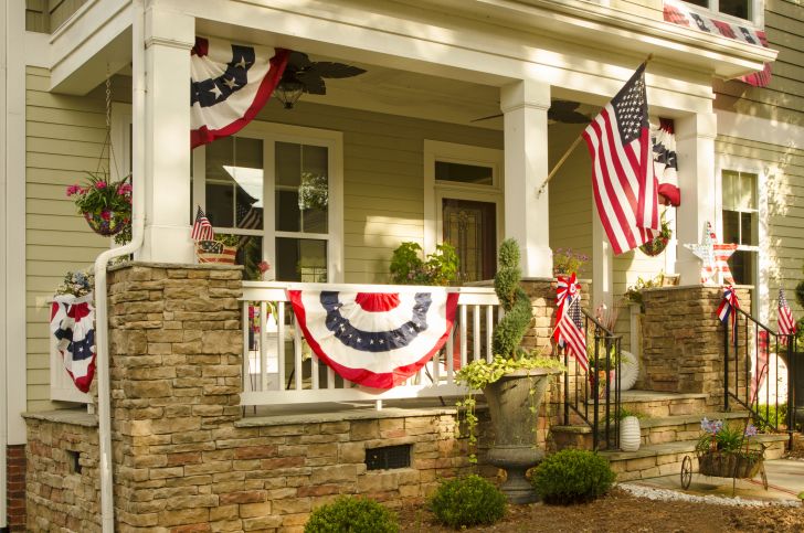 house with Americana