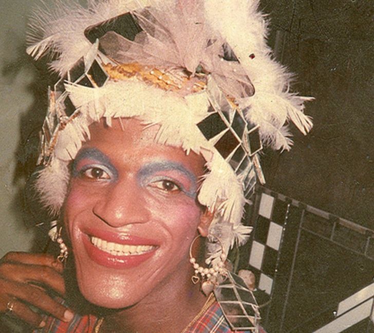 Snapshot of activist Marsha P. Johnson