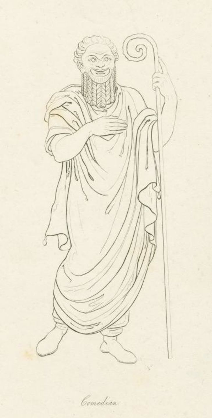 ancient comedian