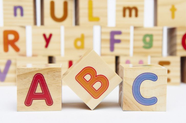 Alphabet blocks