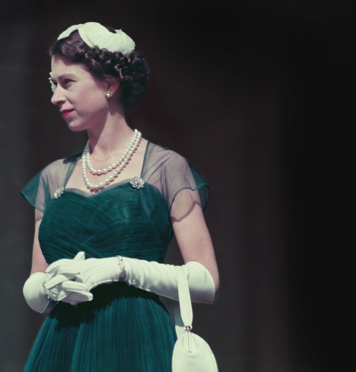 Queen Elizabeth II in Australia in 1954.