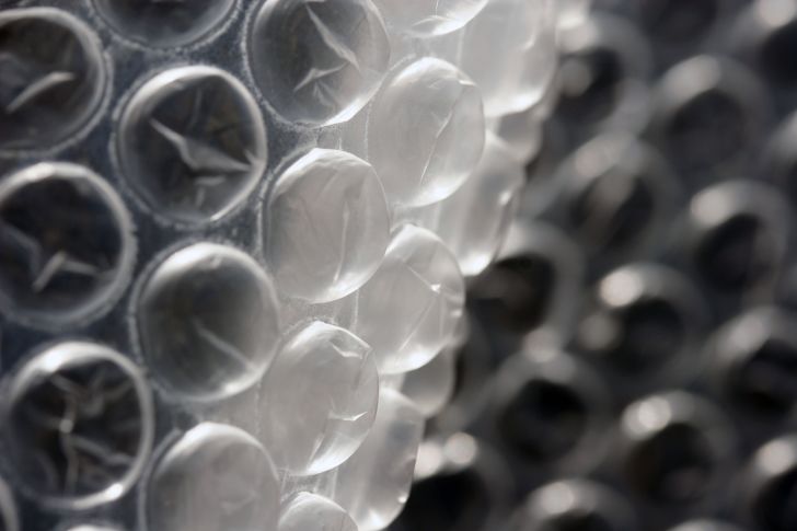 Close-up of Bubble Wrap