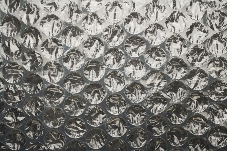 Close-up of Bubble Wrap.