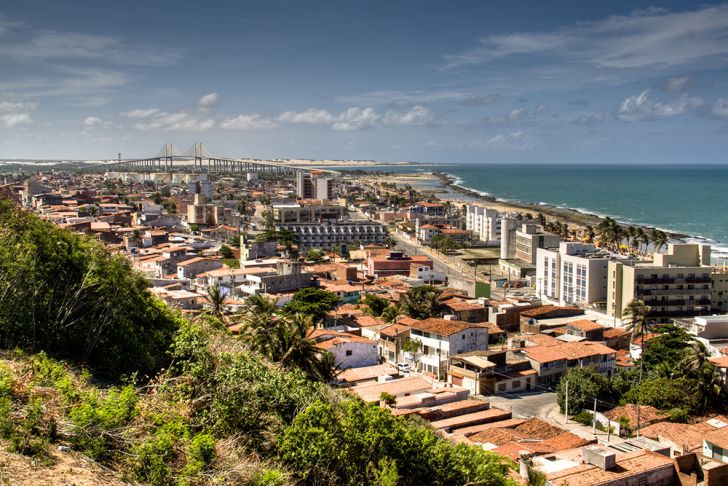 A view across the skyline of Natal, Brazil