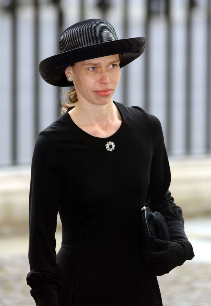 Lady Sarah Chatto, the daughter of Princess Margaret arrives for her mother's memorial service