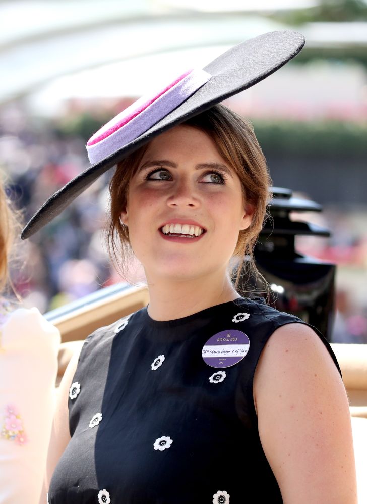 Princess Eugenie of York arrives in the parade ring during Royal Ascot 2017 at Ascot Racecourse on June 20, 2017 in Ascot, England