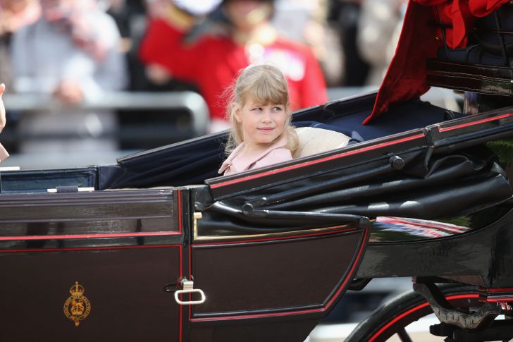 Lady Louise Windsor during the annual Trooping the Colour Ceremony at Buckingham Palace on June 15, 2013 in London, England.