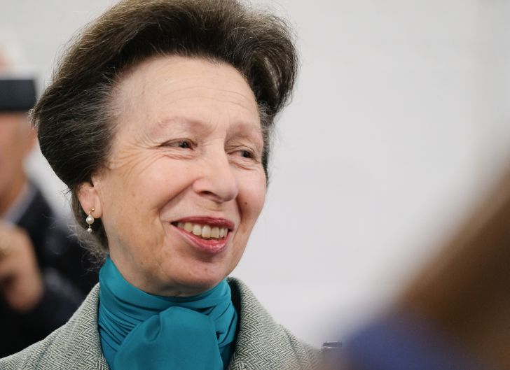Princess Anne, Princess Royal, visits the Hambleton Equine Clinic on October 10, 2017 in Stokesley, England