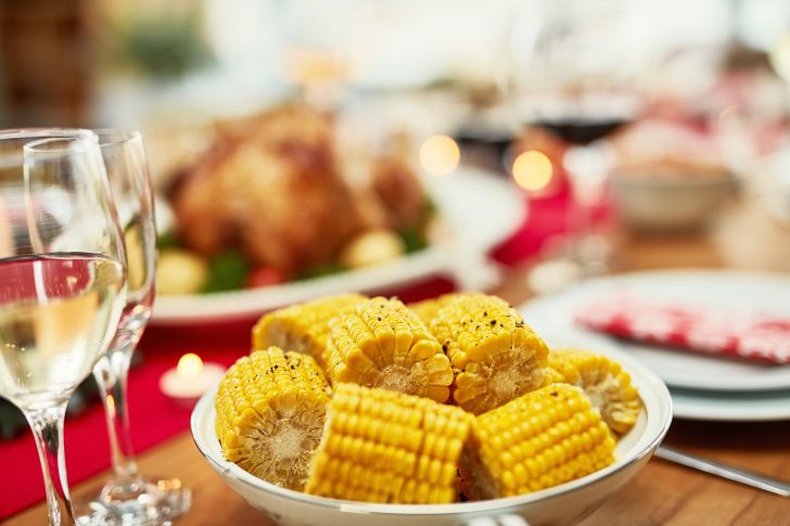 Plate of corn.