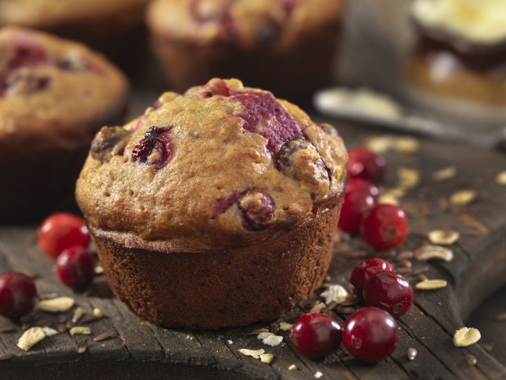 Cranberry muffins.