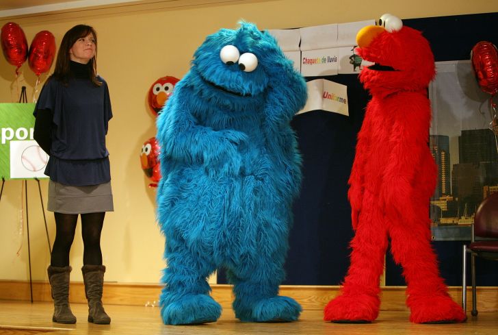 Cookie Monster and Elmo