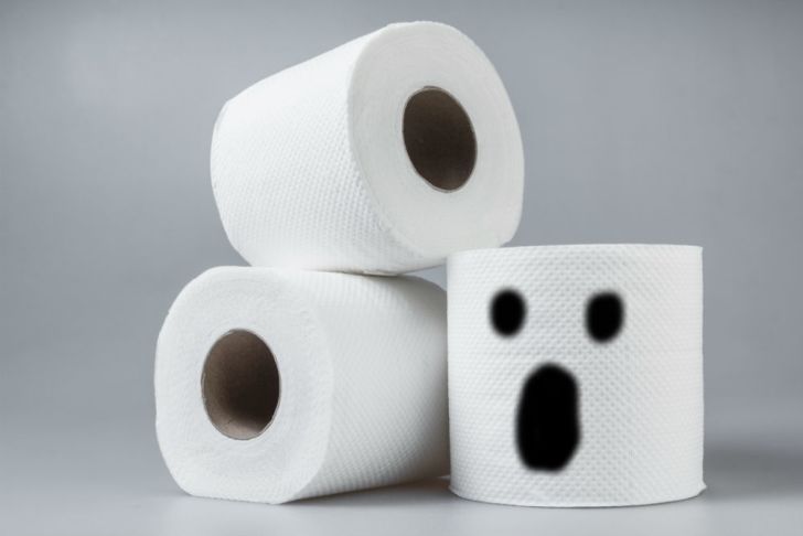 Rolls of spooky toilet paper will haunt your bowel movements