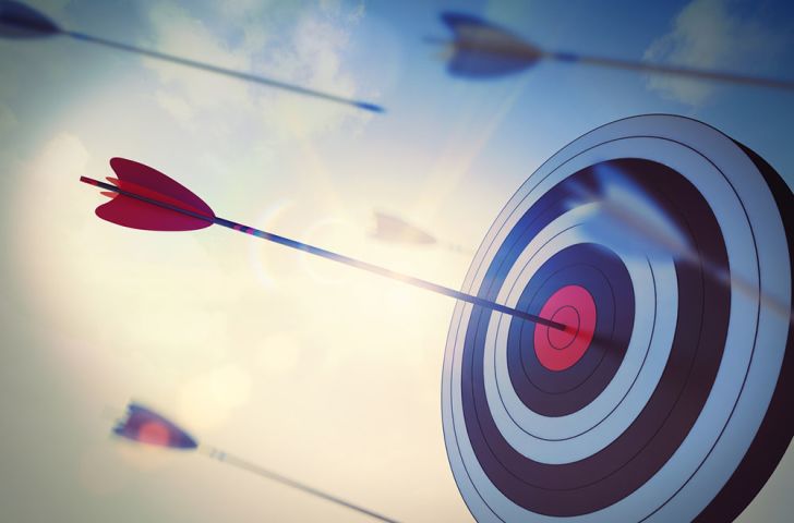A series of arrows pointing at targets