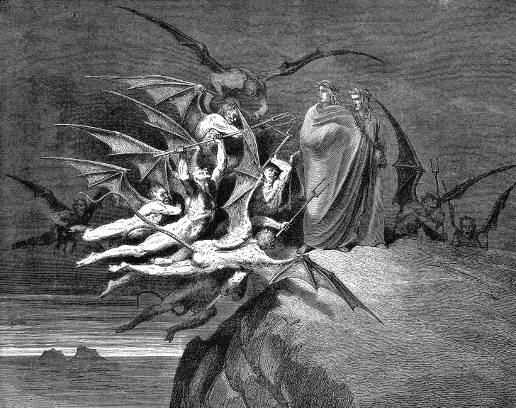 Dante's version of Hell from The Divine Comedy Dante's version of Hell from The Divine Comedy