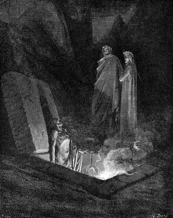 Dante Alighieri: illustration of The Divine Comedy. Dante Alighieri: illustration of The Divine Comedy.