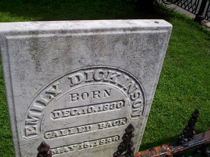 Emily Dickinson's gravesite in Amherst, Massachusetts. Emily Dickinson's gravesite in Amherst, Massachusetts.