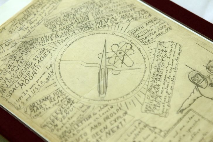 Carl Sagan papers on display in Washington, D.C. Carl Sagan papers on display in Washington, D.C.