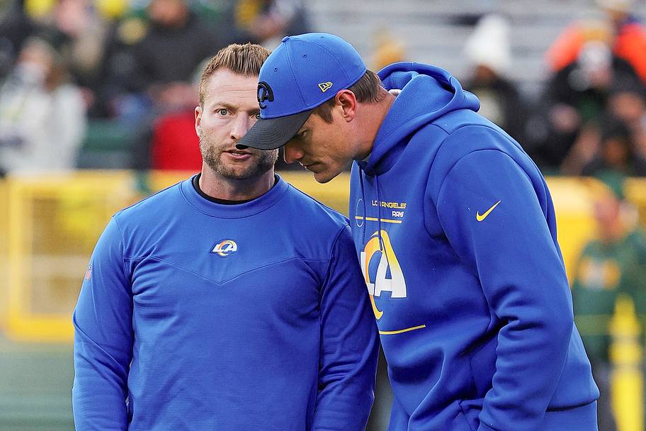 McVay with current Vikings head coach Kevin O’Connell in 2021.