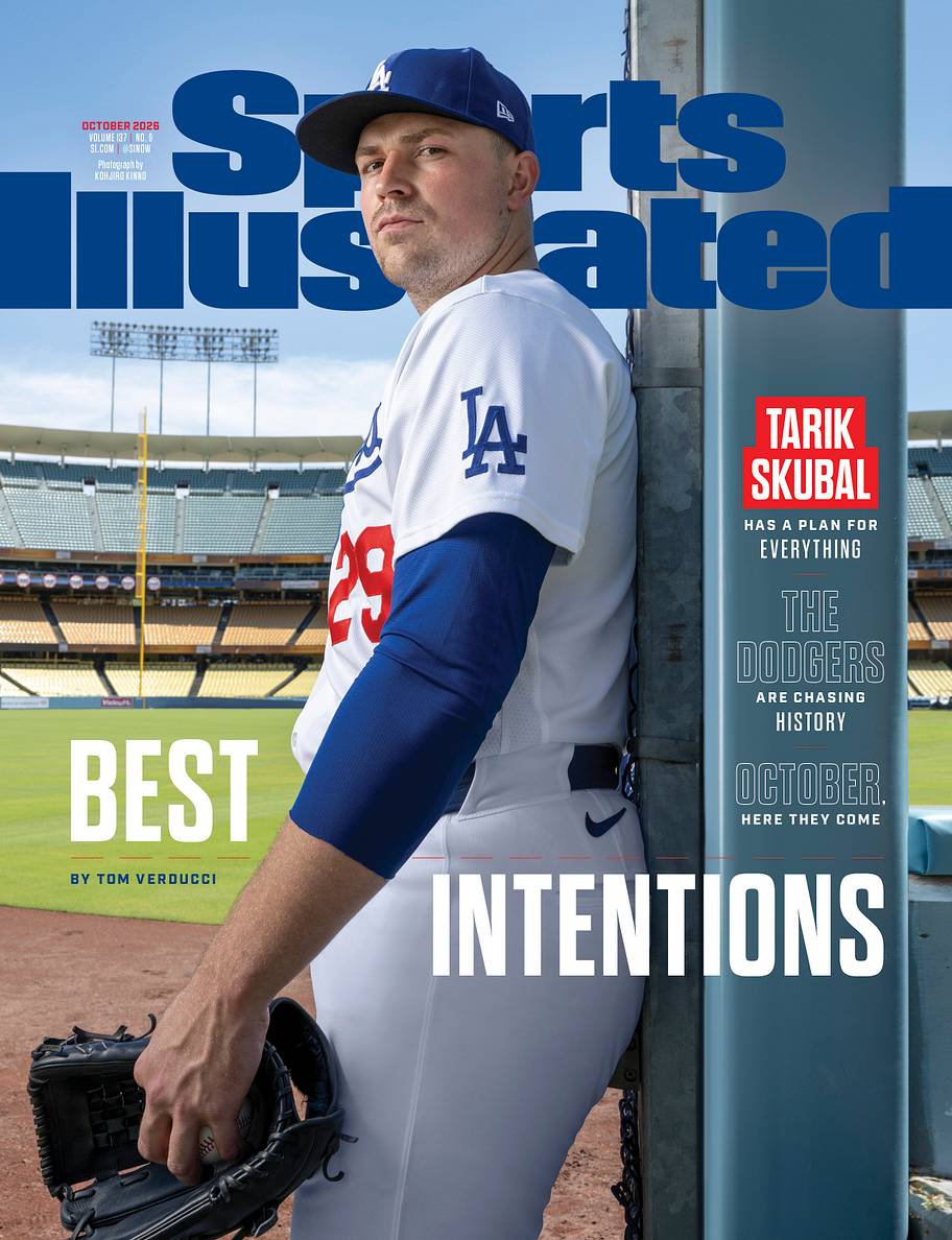 Tarik Skubal of Los Angeles Dodgers for cover shoot