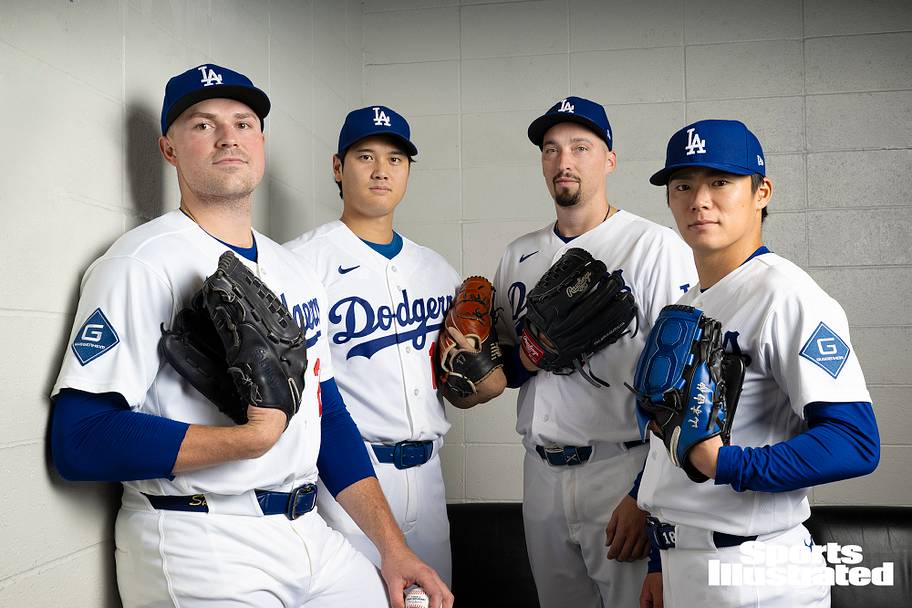 From left: Tarik Skubal, Shohei Ohtani, Blake Snell, Yoshinobu Yamamoto.