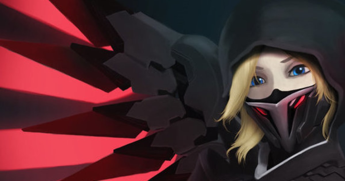 Mercy Fan Creates Stunning Blackwatch Skin Idea Dbltap mercy fan creates stunning blackwatch skin idea dbltap