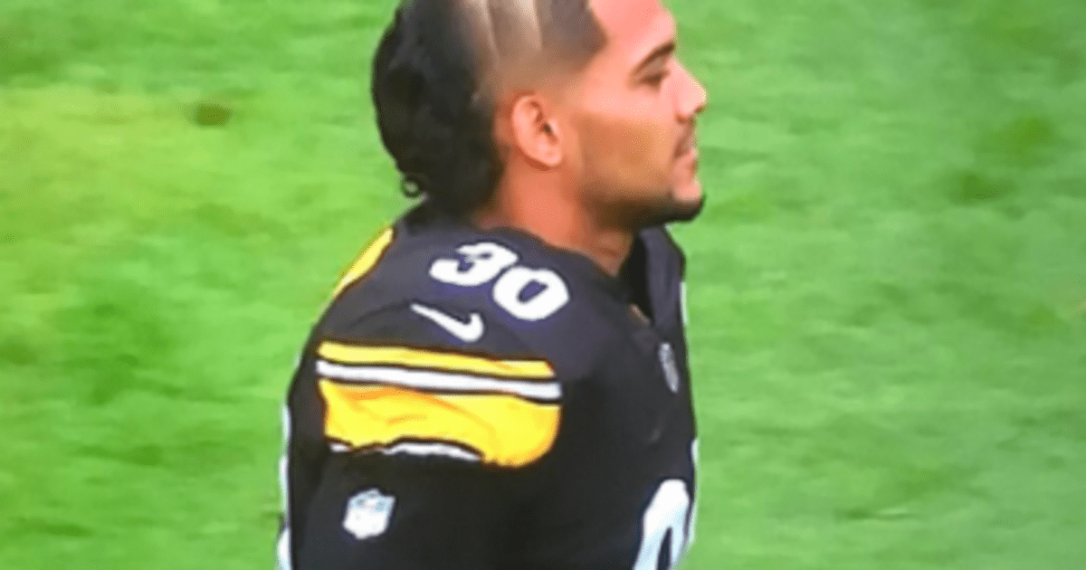 Steelers RB James Conner is Rocking the Weirdest Haircut 
