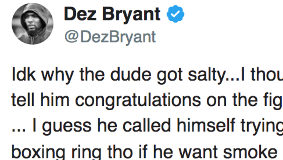 Dez Bryant Hilariously Challenges Jake Paul to Fight After ... - 912 x 516 png 79kB