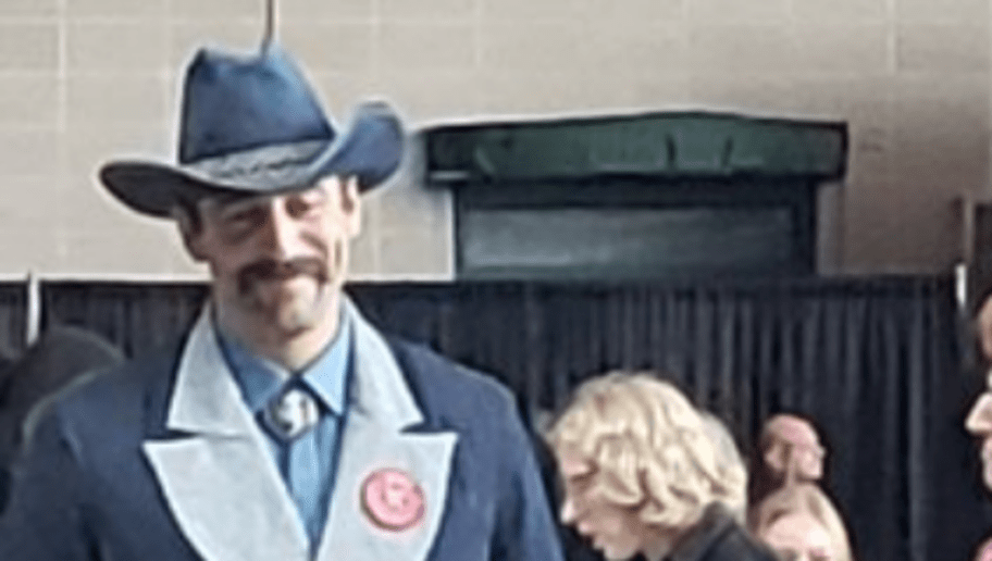 Aaron Rodgers Was Legitimately at Lambeau in Cowboy Outfit ...