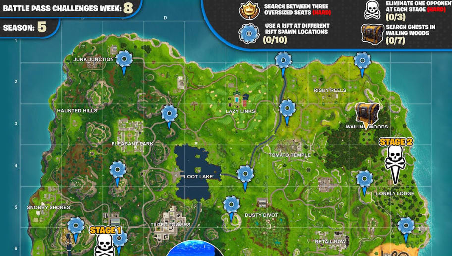 Fortnite BR Wailing Woods Chest Locations - Fortnite Chest ... - 912 x 516 jpeg 136kB