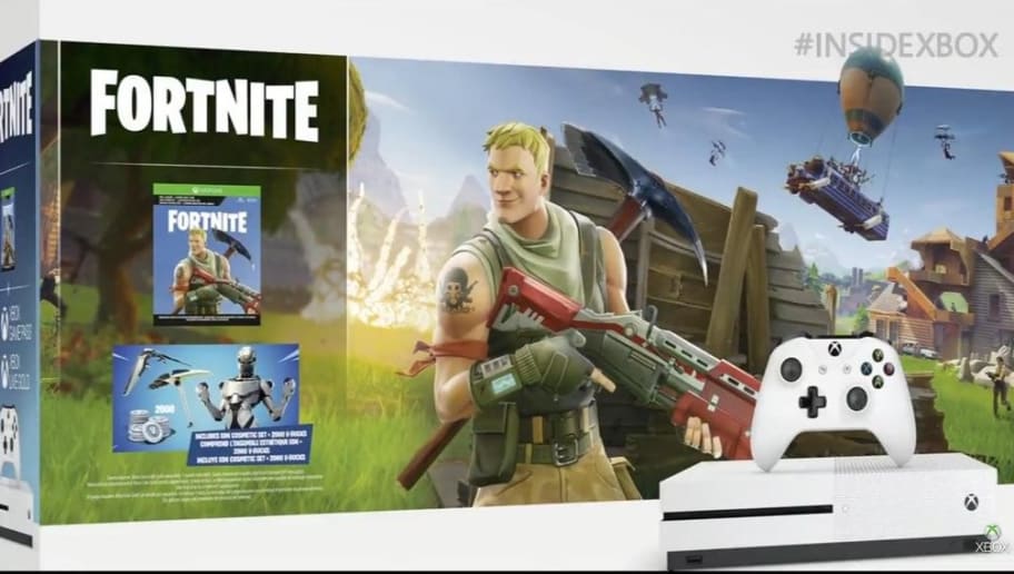 microsoft has announced that an exclusive xbox one s bundle with fortnite battle royale is set to hit stores soon the bundle is set to contain a 1tb xbox - esport fortnite xbox one