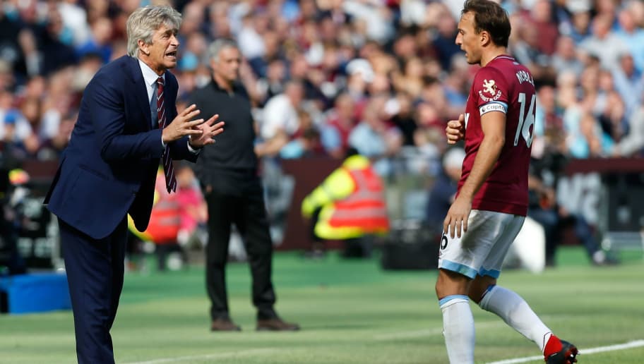 Manuel Pellegrini Shares What Mark Noble Said Following His Straight Red at Leicester