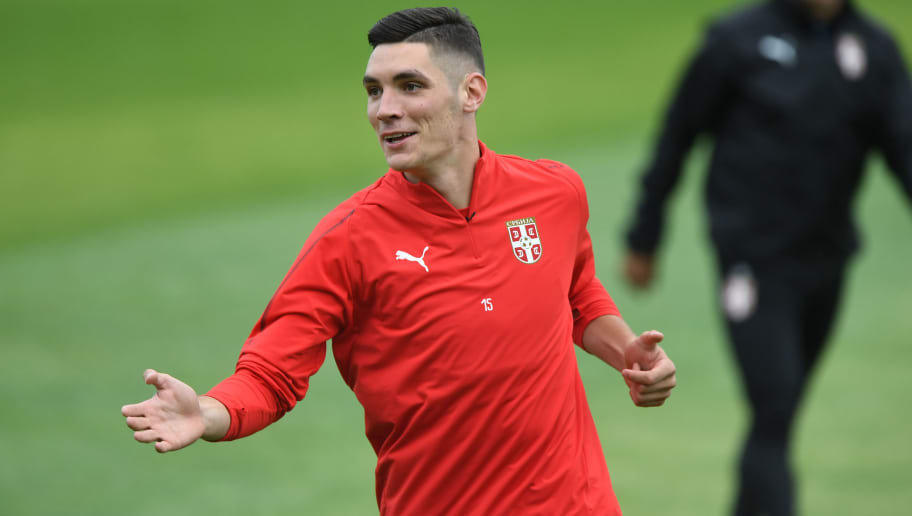 Seconda Maglia Fiorentina NIKOLA MILENKOVIC Seconda Maglia Fiorentina NIKOLA MILENKOVIC
