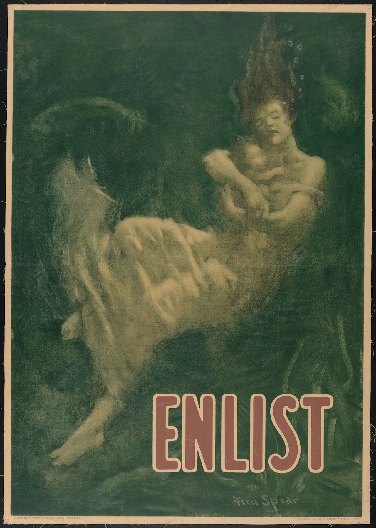 1. "ENLIST" BY FRED SPEAR, 1915