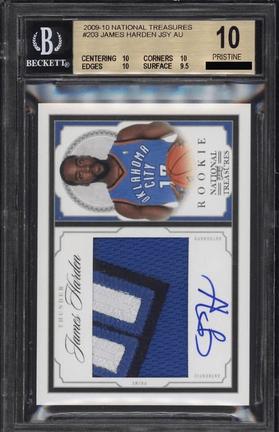 2009 National Treasures James Harden RPA