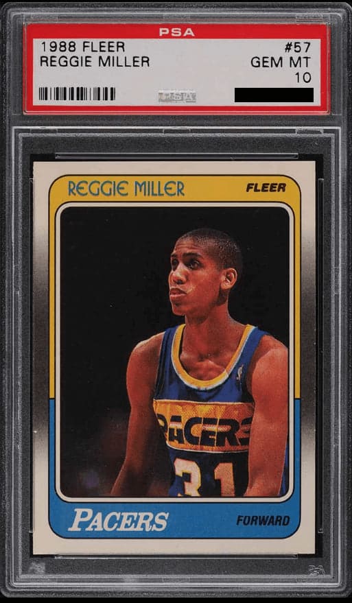 1988 Fleer Reggie Miller RC