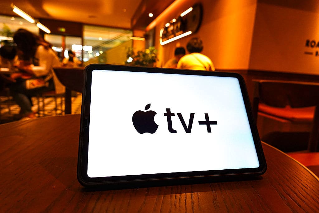 In this photo illustration, the Apple TV+ logo is seen... In this photo illustration, the Apple TV+ logo is seen...