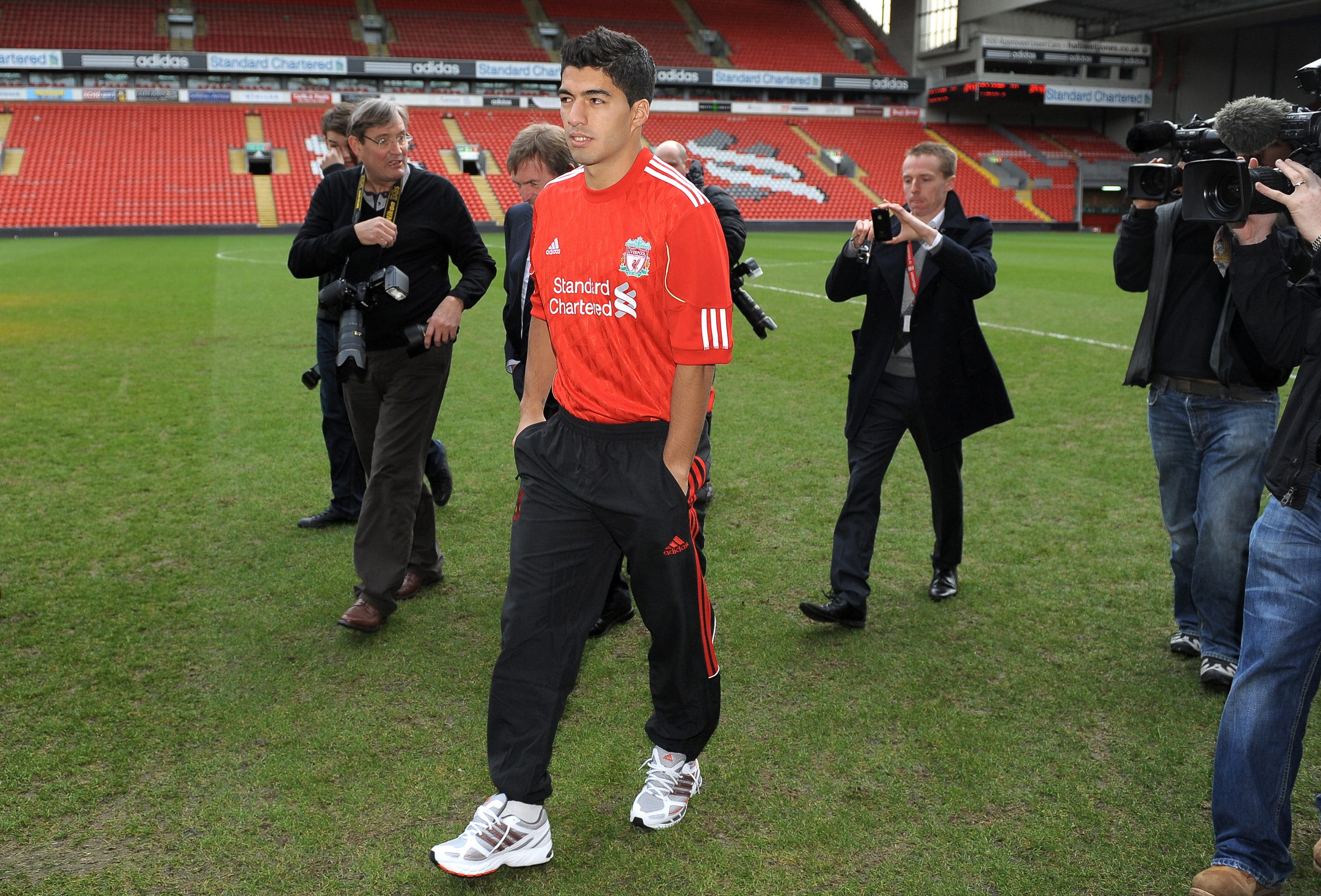 Liverpool's new signing Uruguayan strike