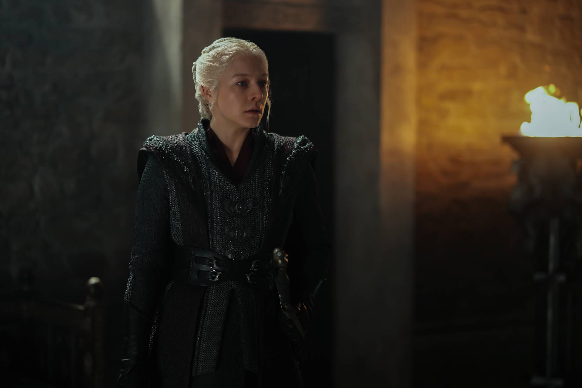 Emma D'Arcy (Rhaenyra Targaryen) in House of the Dragon season 3.